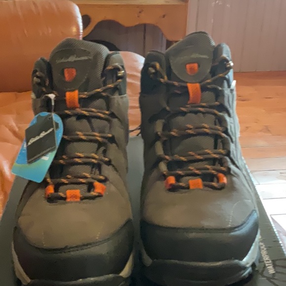 New in box Eddie Bauer outdoor Harrison waterproof men’s  boots  various sizes - Picture 1 of 4